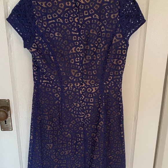 SEXY BLUE LOFT MINI DRESS - Picture 2 of 4